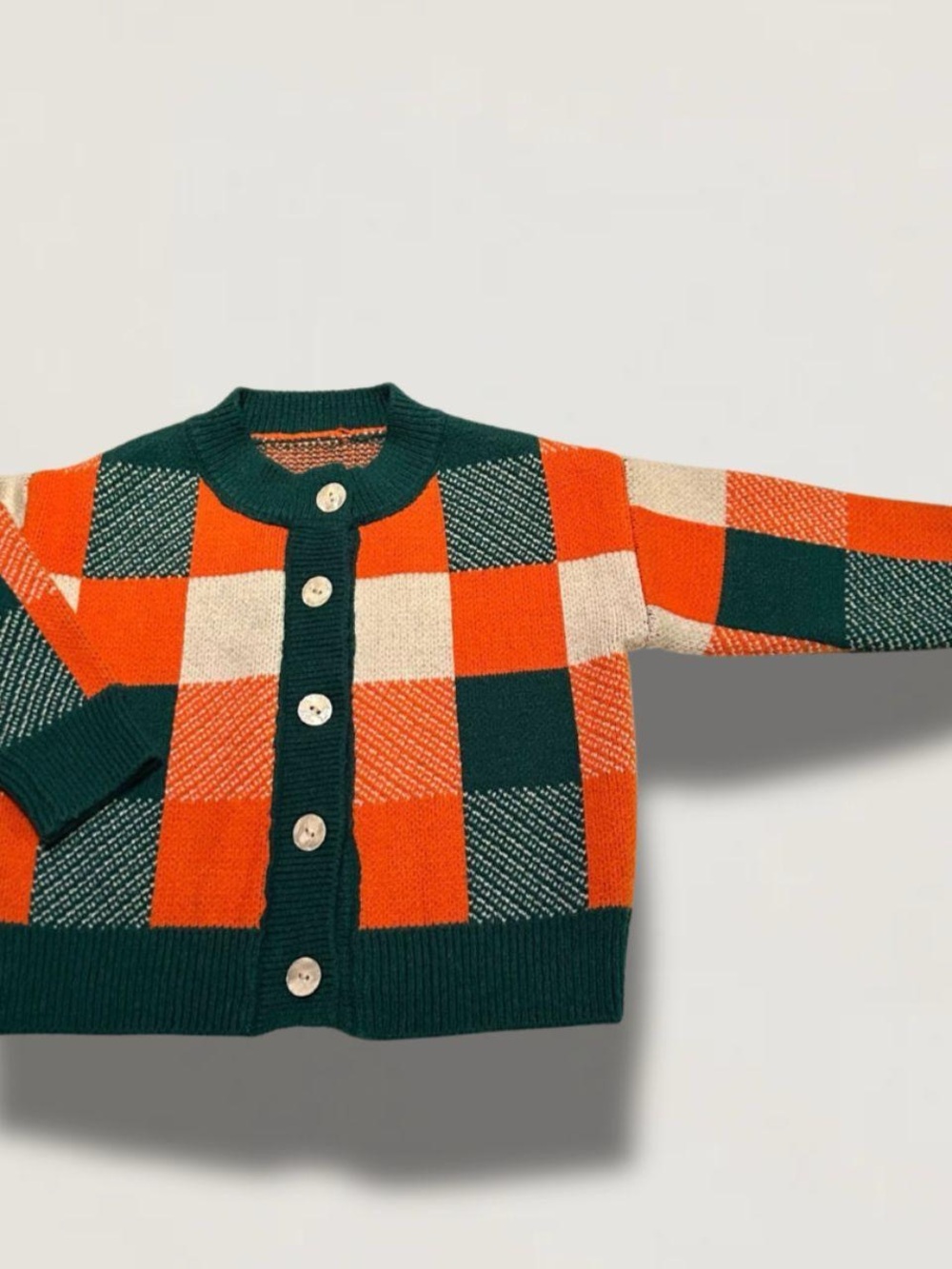 Vintage-Inspired Soft-Knit Cardigan